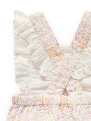 Purebaby Cream Wild Flower Bodysuit - Image 9 of 9