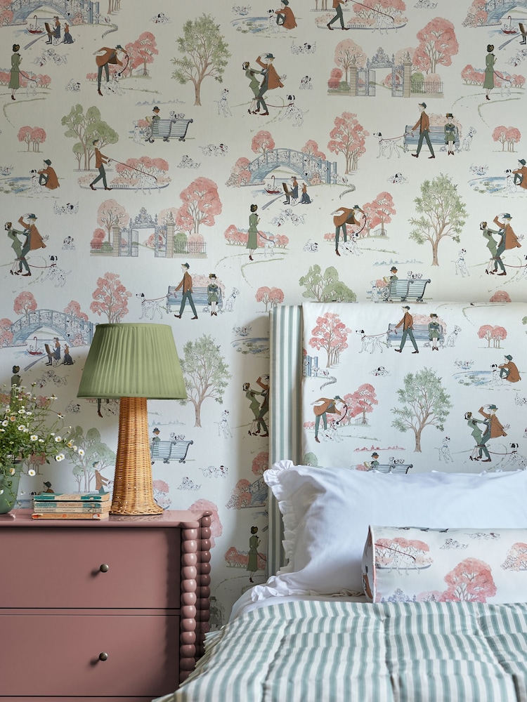 Sanderson Breeze Blue 101 Dalmatians 10.05M Wallpaper - Image 2 of 3