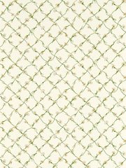 Harlequin Emerald Pearl Daisy Trellis 10.05M Wallpaper - Image 4 of 4