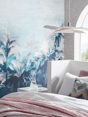 Clarke and Clarke Alberi Midnight Banner 10.05M Wallpaper - Image 1 of 3