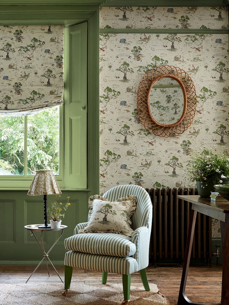 Sanderson Cashew Hundred Acre Wood 10.05M Wallpaper - Image 1 of 2