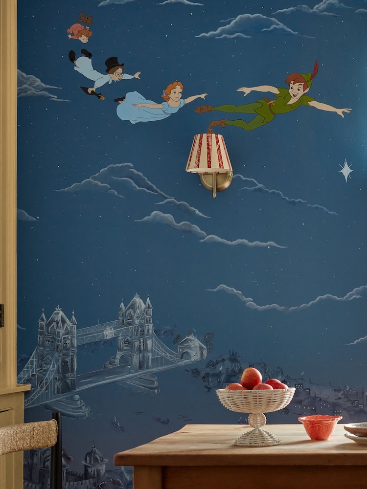Sanderson Evening Blue Peter Pan 10.05M Wallpaper - Image 1 of 3