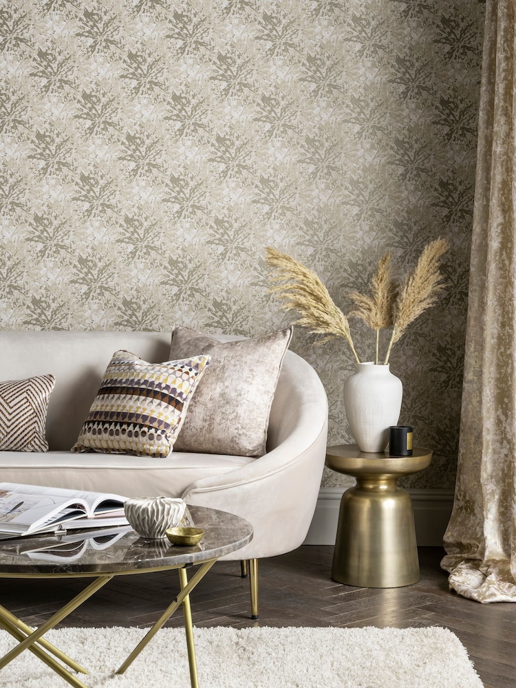 Clarke and Clarke Dipinto Mink 10.05M Wallpaper - Image 2 of 3 Clarke and Clarke Dipinto Mink 10.05M Wallpaper - Image 2 of 3