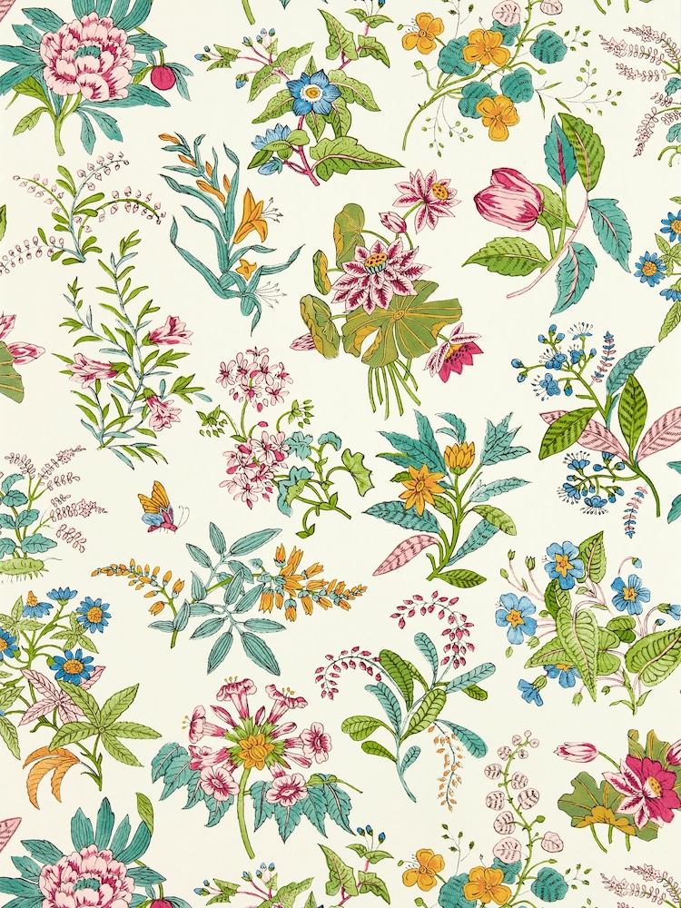 Harlequin Peridot Ruby Woodland Floral 10.05M Wallpaper - Image 6 of 6