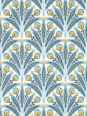 Clarke and Clarke Denim Attingham 10.05M Wallpaper - Image 1 of 1