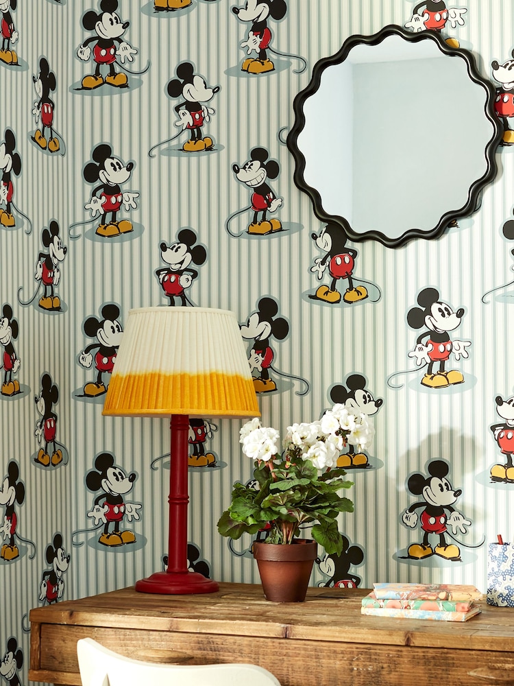 Sanderson Peanut Mickey Stripe 10.05M Wallpaper - Image 1 of 3