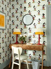 Sanderson Peanut Mickey Stripe 10.05M Wallpaper - Image 2 of 3