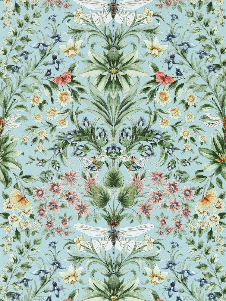 Clarke and Clarke Seaglass Mirabell 10.05M Wallpaper - Image 1 of 1