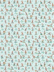 Sanderson Bonbon Blue Mickey and Minnie 10.05M Wallpaper - Image 3 of 3