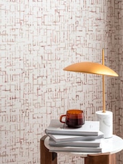 Clarke and Clarke Quadrata Blush Wallpaper - Image 3 of 4