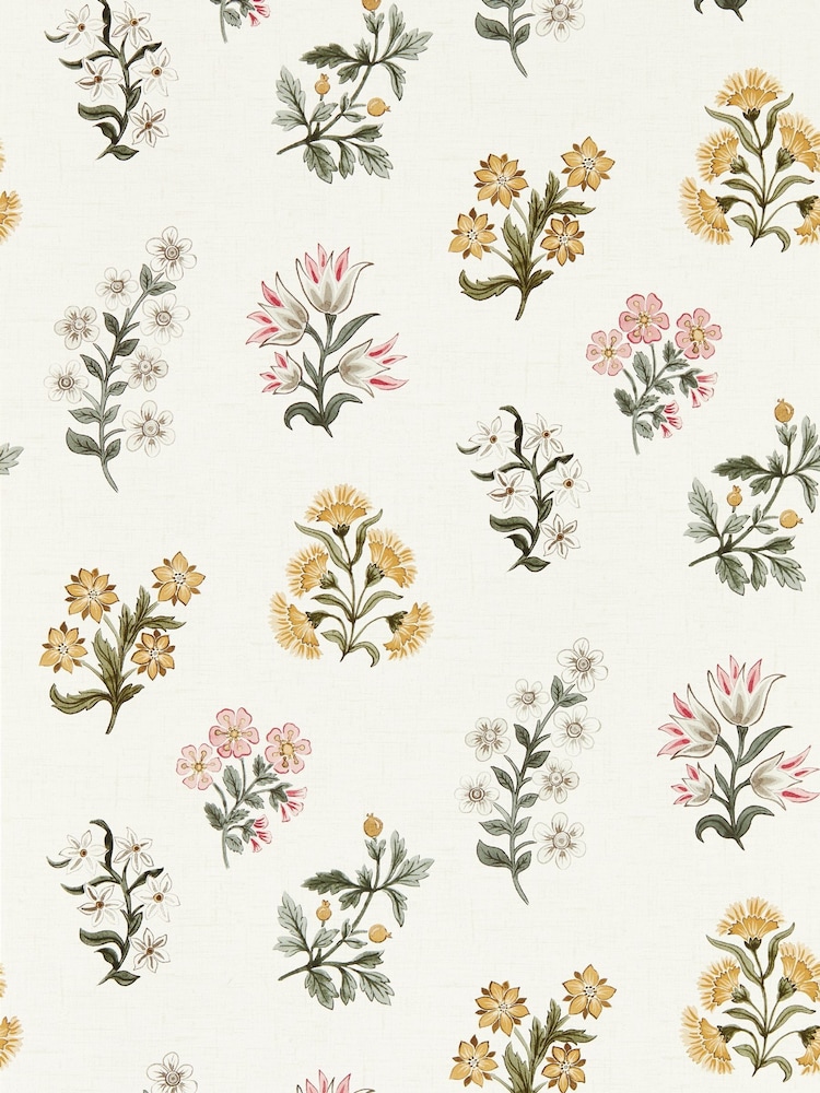 Clarke and Clarke Blush Ochre Leiden 10.05M Wallpaper - Image 1 of 1