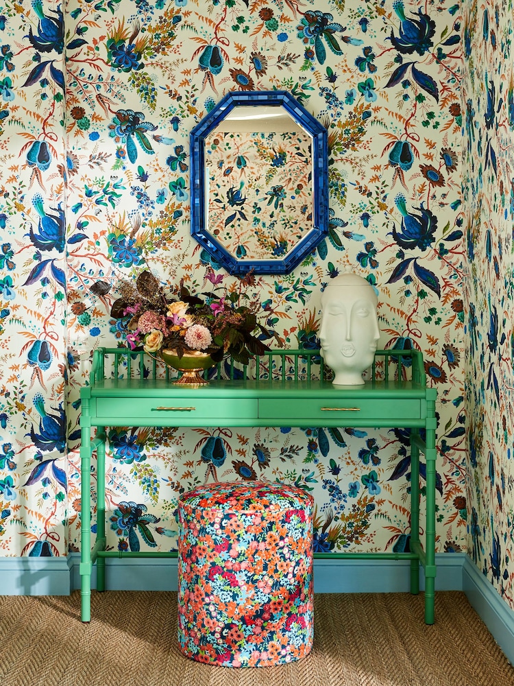 Harlequin Lapis Wonderland Floral 10.05M Wallpaper - Image 2 of 5 Harlequin Lapis Wonderland Floral 10.05M Wallpaper - Image 2 of 5