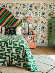 Harlequin Lapis Wonderland Floral 10.05M Wallpaper - Image 4 of 5