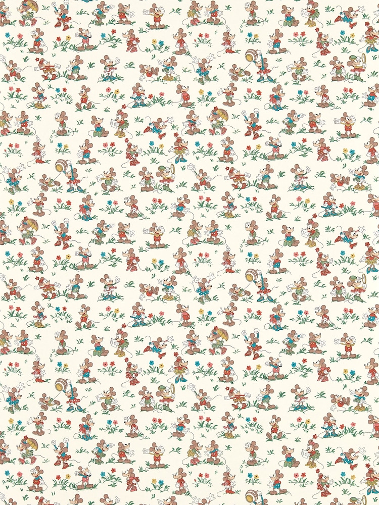 Sanderson Allsorts Mickey And Minnie 10.05M Wallpaper - Image 3 of 3