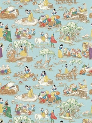 Sanderson Puddle Blue Snow White 10.05M Wallpaper - Image 2 of 2