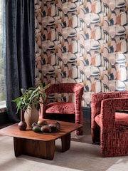 Clarke and Clarke Figura Midnight 10.05M Wallpaper - Image 1 of 4