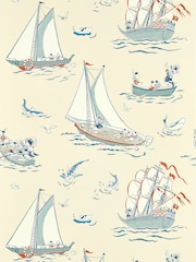 Sanderson Sea Salt Donald Nautical 10.05M Wallpaper - Image 1 of 1