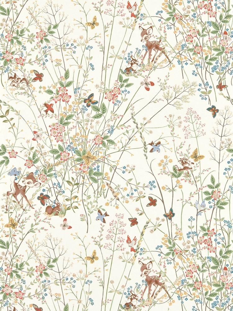 Sanderson Sugared Almonds Bambi 10.05M Wallpaper - Image 1 of 1