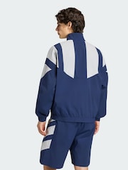 adidas Originals Blue Blocked Track Top - Image 2 of 5