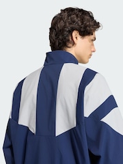adidas Originals Blue Blocked Track Top - Image 3 of 5