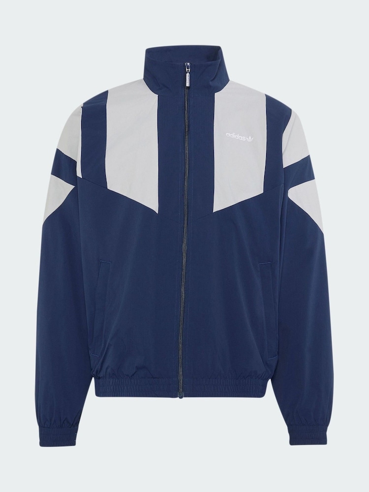 adidas Originals Blue Blocked Track Top - Image 5 of 5 adidas Originals Blue Blocked Track Top - Image 5 of 5