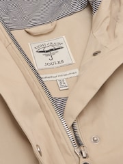 Joules Waterproof Stone Raincoat with Hood - Image 4 of 6