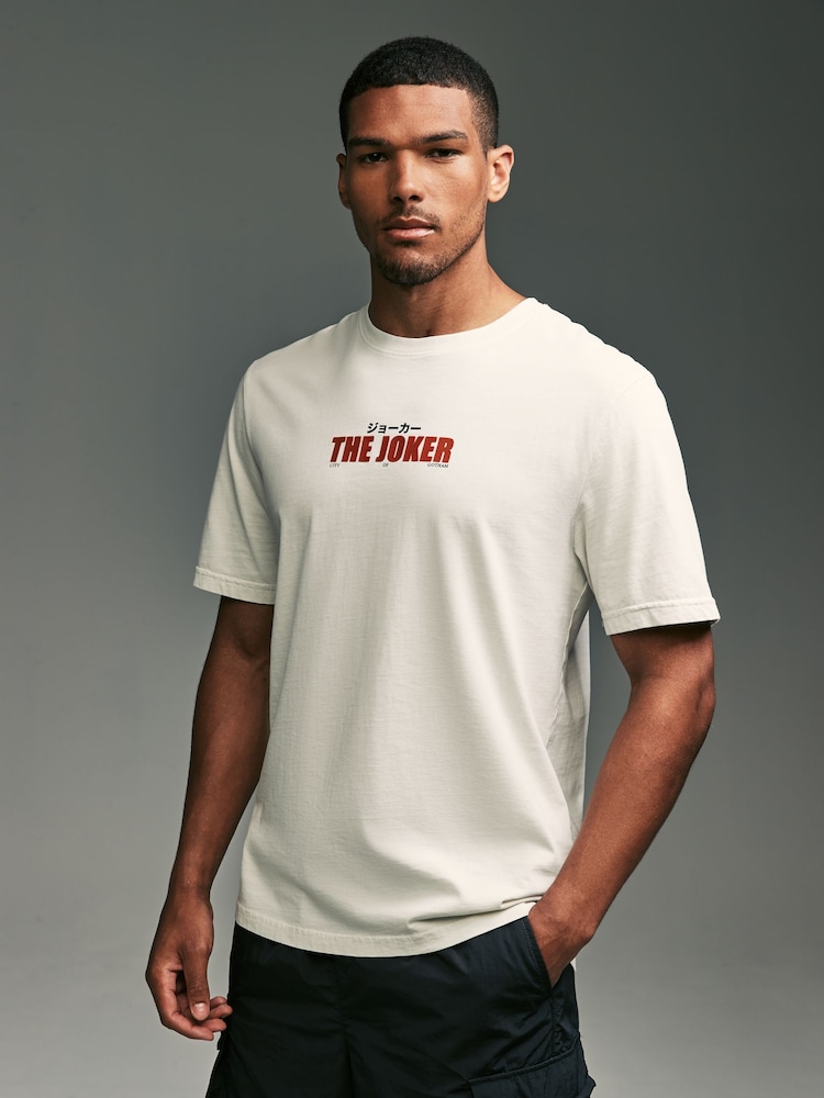 Ecru Joker 100% Cotton License T-Shirt - Image 2 of 8