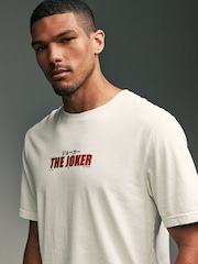 Ecru Joker 100% Cotton License T-Shirt - Image 4 of 8