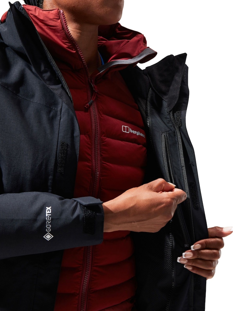 Berghaus Black Hillwalker Interactive Shell Waterproof Jacket - Image 7 of 22