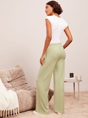 Friends Like These Green Wide Leg Loungewear Trousers - Image 4 of 4