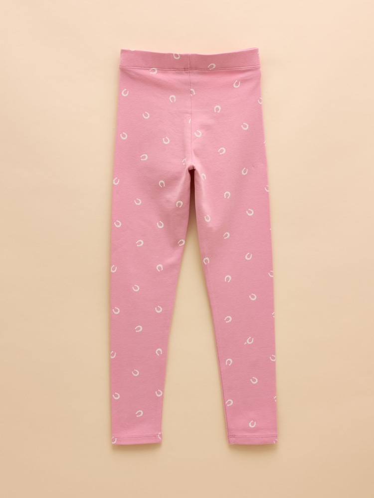 Joules Dee Dee Pink Slim Fit Jersey Leggings - Image 2 of 3
