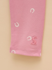 Joules Dee Dee Pink Slim Fit Jersey Leggings - Image 3 of 3