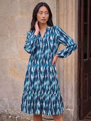 Robe Roman Petites tailles Imprimé à ourlet étagé - Image 1 de 4