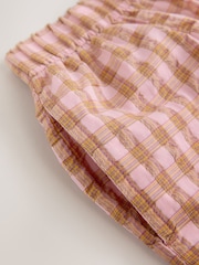Pink Check Barrel Leg Trousers (3-16yrs) - Image 4 of 5
