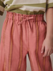 Pink Stripe Wide Leg Trousers (3-16yrs) - Image 3 of 8