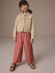 Pink Stripe Wide Leg Trousers (3-16yrs) - Image 4 of 8