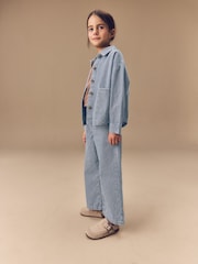 Blau - Set aus Jacke und Hose aus 100 % Baumwolle (3–16 J.) - Image 1 of 10