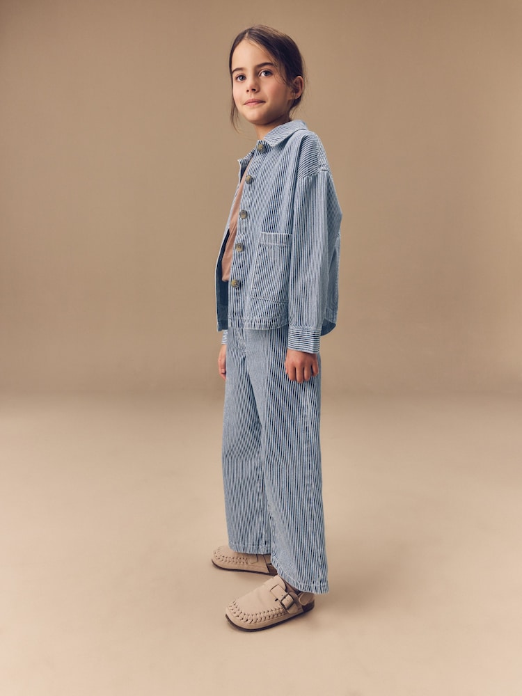 Blau - Set aus Jacke und Hose aus 100 % Baumwolle (3–16 J.) - Image 1 of 10