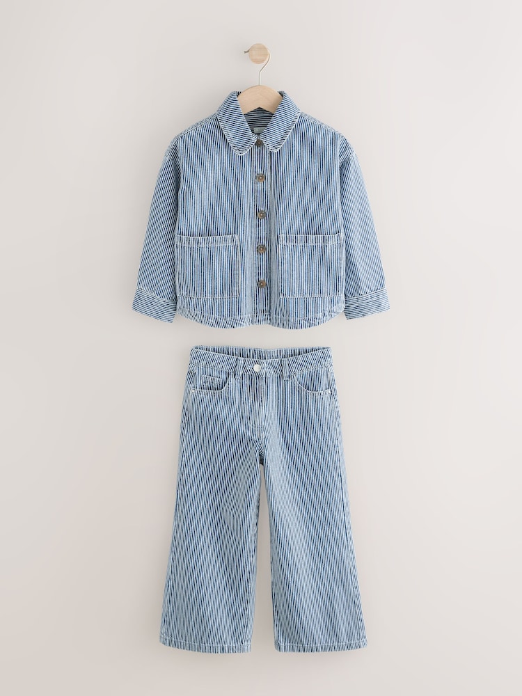 Blau - Set aus Jacke und Hose aus 100 % Baumwolle (3–16 J.) - Image 6 of 10