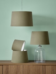 Dark Green Lamp Shade Ceiling Light - Image 1 of 3