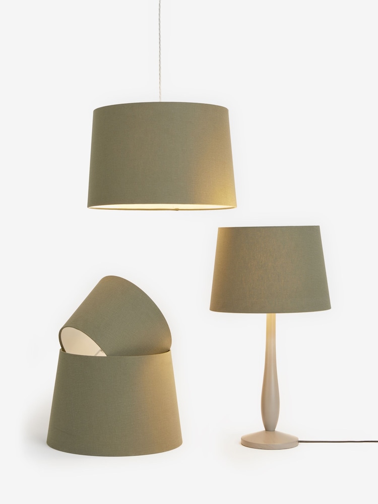 Dark Green Lamp Shade Ceiling Light - Image 3 of 3