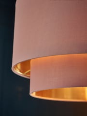 Pink Rico Easy Fit Shade 2 Tier Ceiling Light - Image 3 of 5