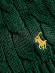Polo Ralph Lauren Boy Cable Knit 100% Cotton Hat - Image 2 of 4