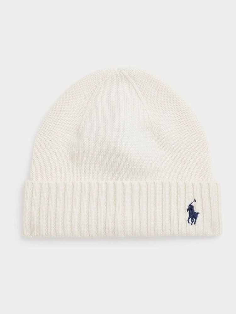 Polo Ralph Lauren Boys Knitted Logo Beanie Hat - Image 1 of 2