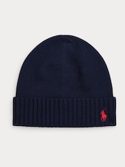 Polo Ralph Lauren Boys Knitted Logo Beanie Hat - Image 1 of 2