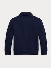 Polo Ralph Lauren Boys Quarter Zip Jersey Sweatshirt - Image 5 of 5