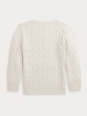 Polo Ralph Lauren Boy Cable-Knit 100% Cotton Jumper - Image 2 of 2