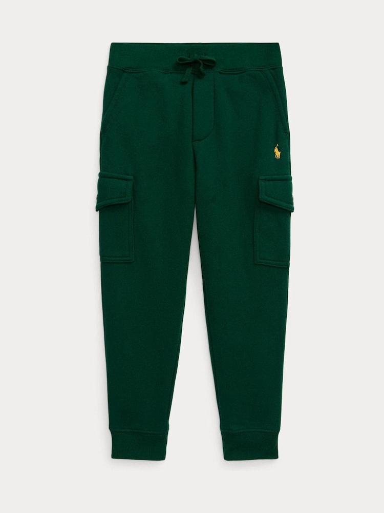 Polo Ralph Lauren Boy Green Utility Detail Cargo Trousers - Image 1 of 2
