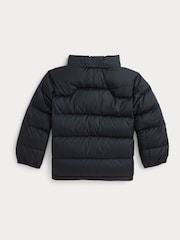 Polo Ralph Lauren Boys Ripstop Down Hooded Black Jacket - Image 5 of 5