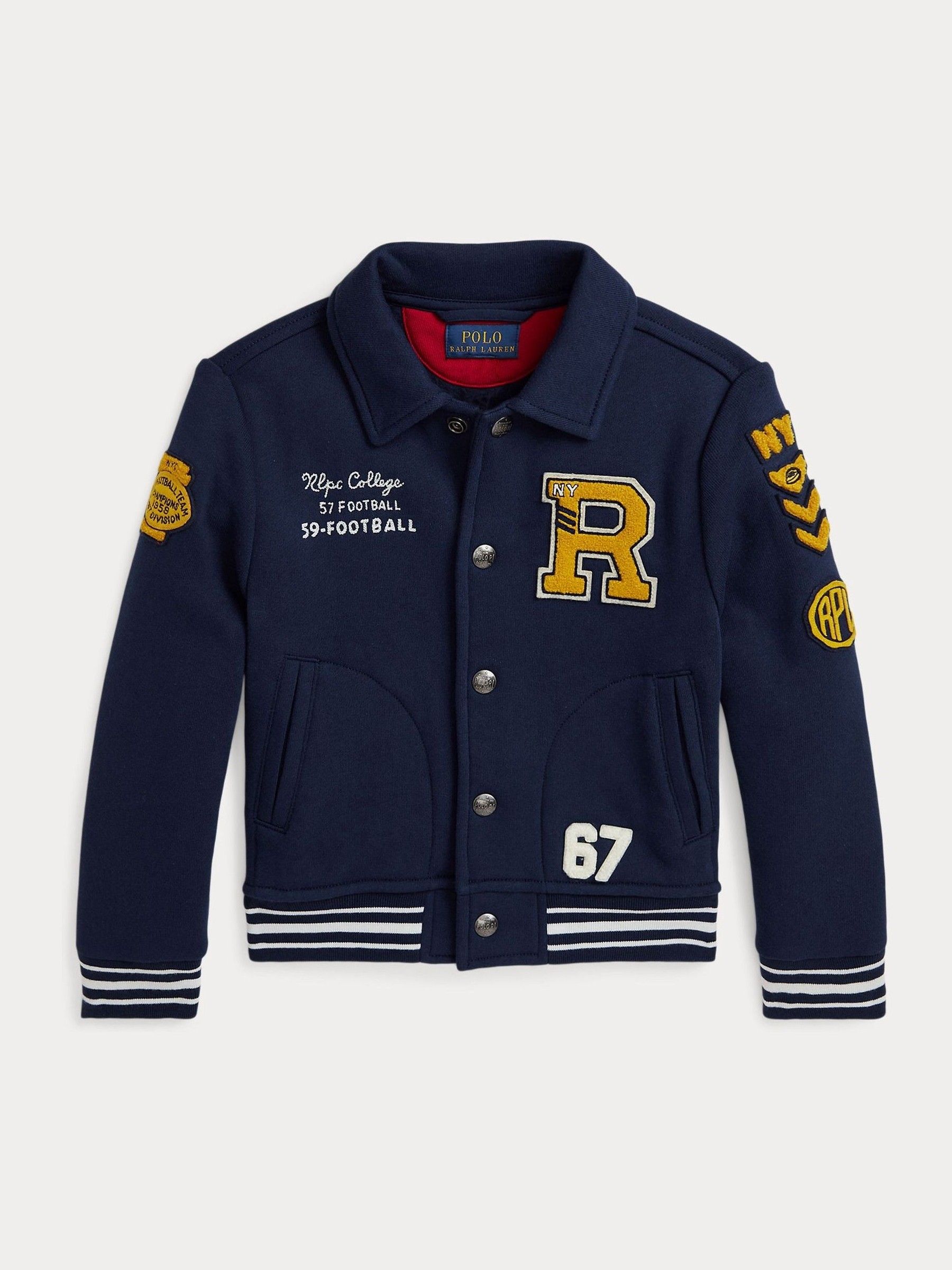 Polo ralph lauren cotton baseball jacket hotsell